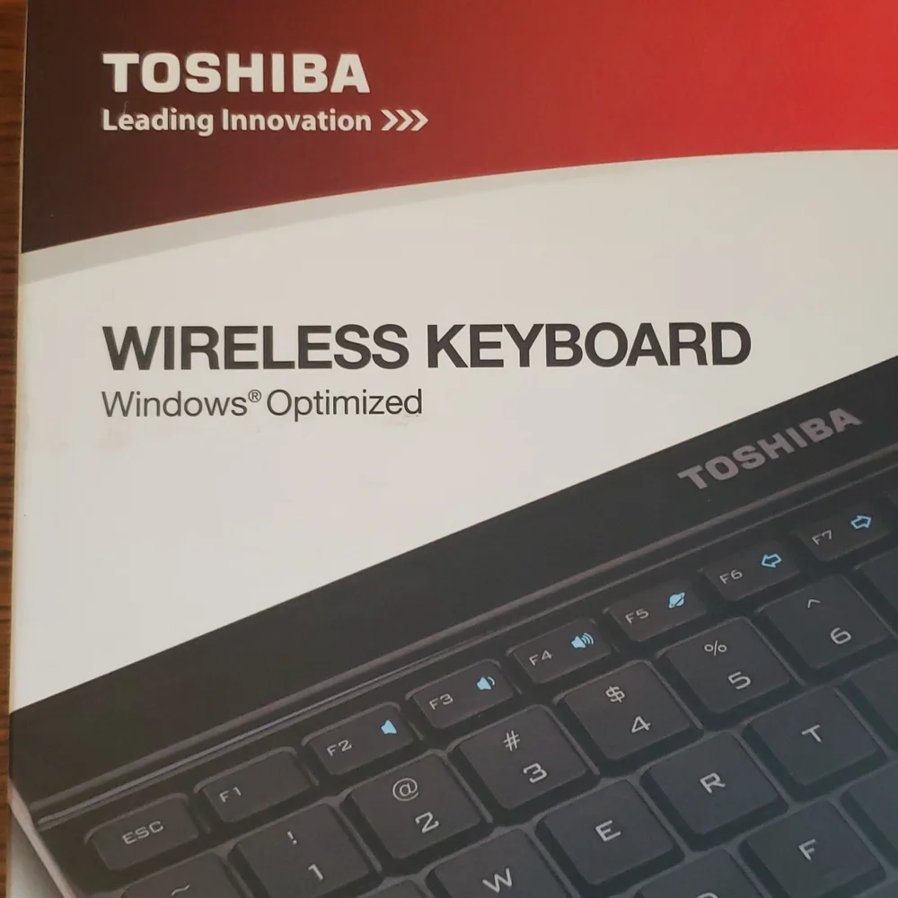 Toshiba Wireless Keyboard Windows Optimized.